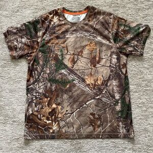 Realtree Xtra Shirt Mens Size Large Camo Short Sleeve Camouflage Hunting Tee